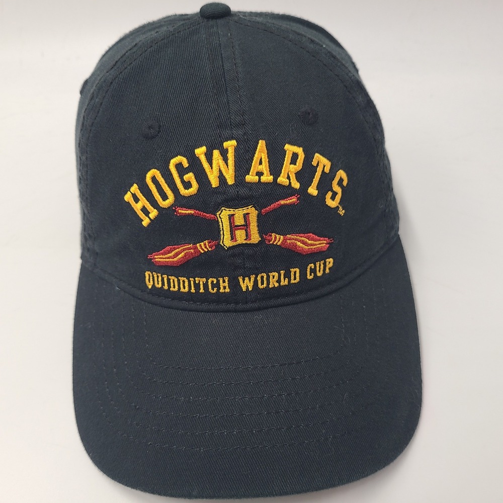 Harry Potter Hat Strapback Black Yellow Red Hogwarts Quidditch World Cup Dad Men